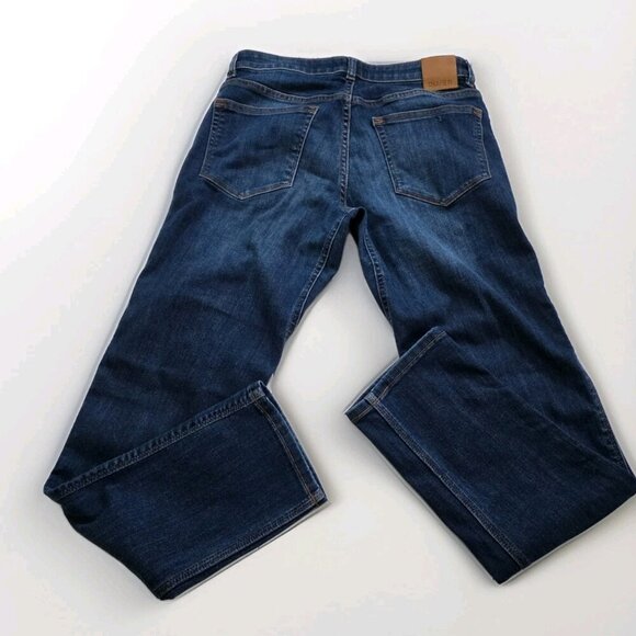 DU/ER Jean Women 28x29 Blue Straigh Leg Stretch Performance Preppy Grunge Comfy - Picture 14 of 16